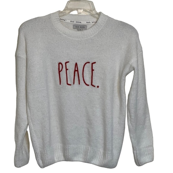Rae Dunn Sweaters - Rae Dunn Peace sweater. GUC size medium
